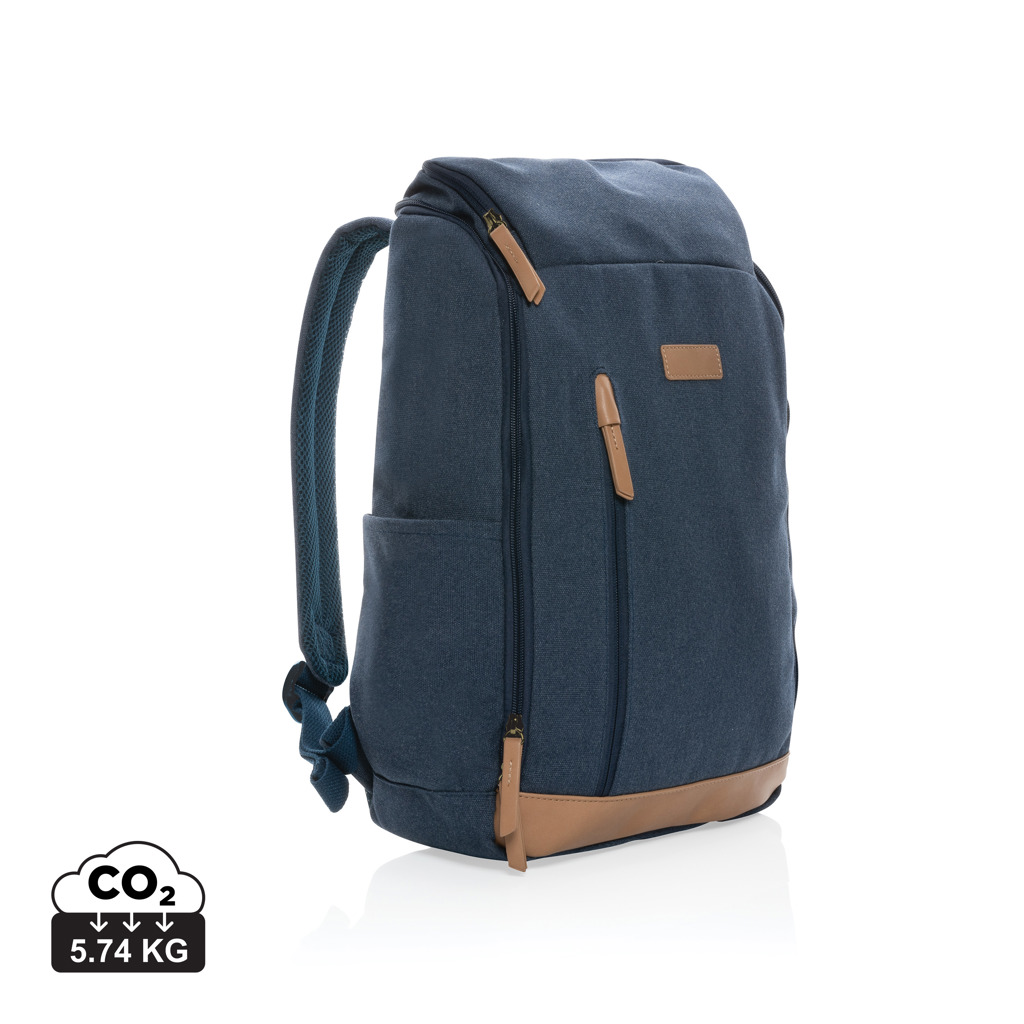 Impact AWARE™ 16 oz. r recyceltem canvas 15" Laptop-Rucksack – Bild 3