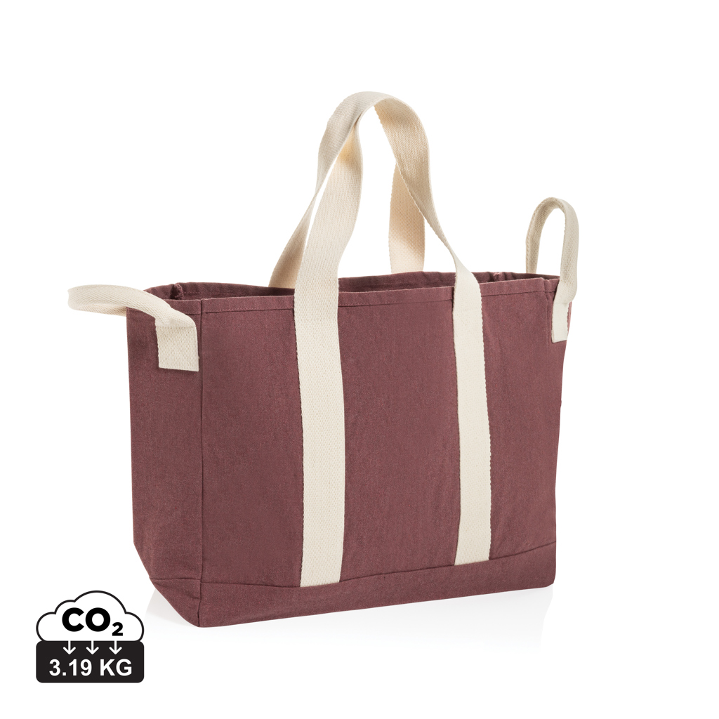 BEAU AWARE™ Strandtasche aus 400gr/m² recyceltem Canvas – Bild 4