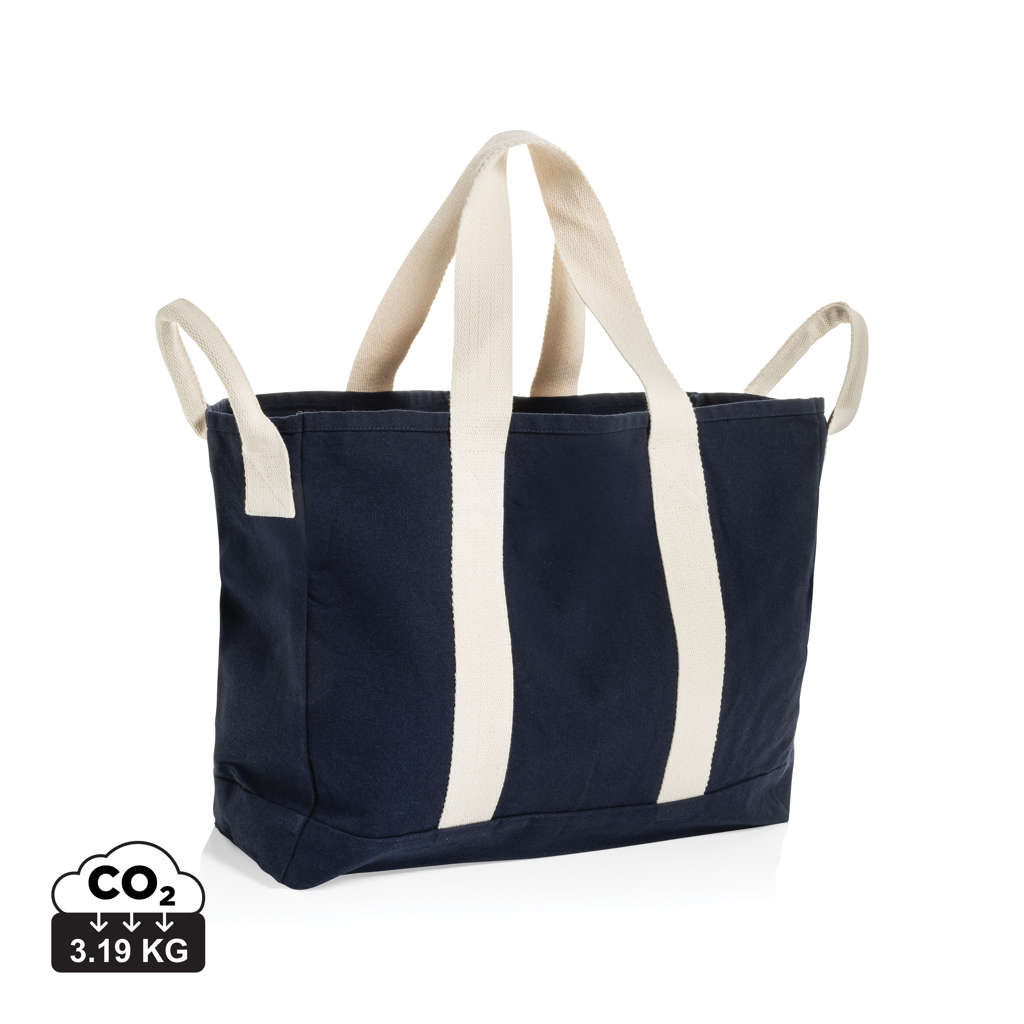 BEAU AWARE™ Strandtasche aus 400gr/m² recyceltem Canvas – Bild 5