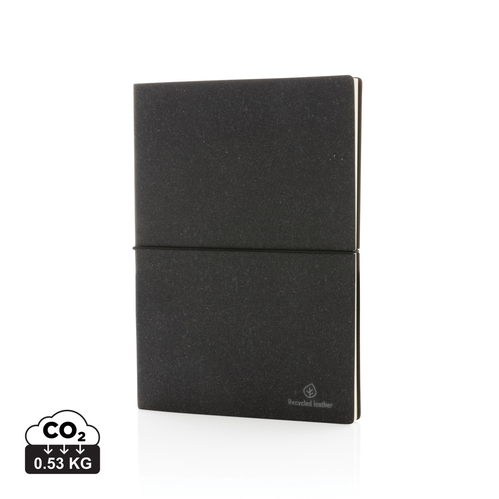 A5 Notizbuch aus GRS recyceltem Leder – Bild 2