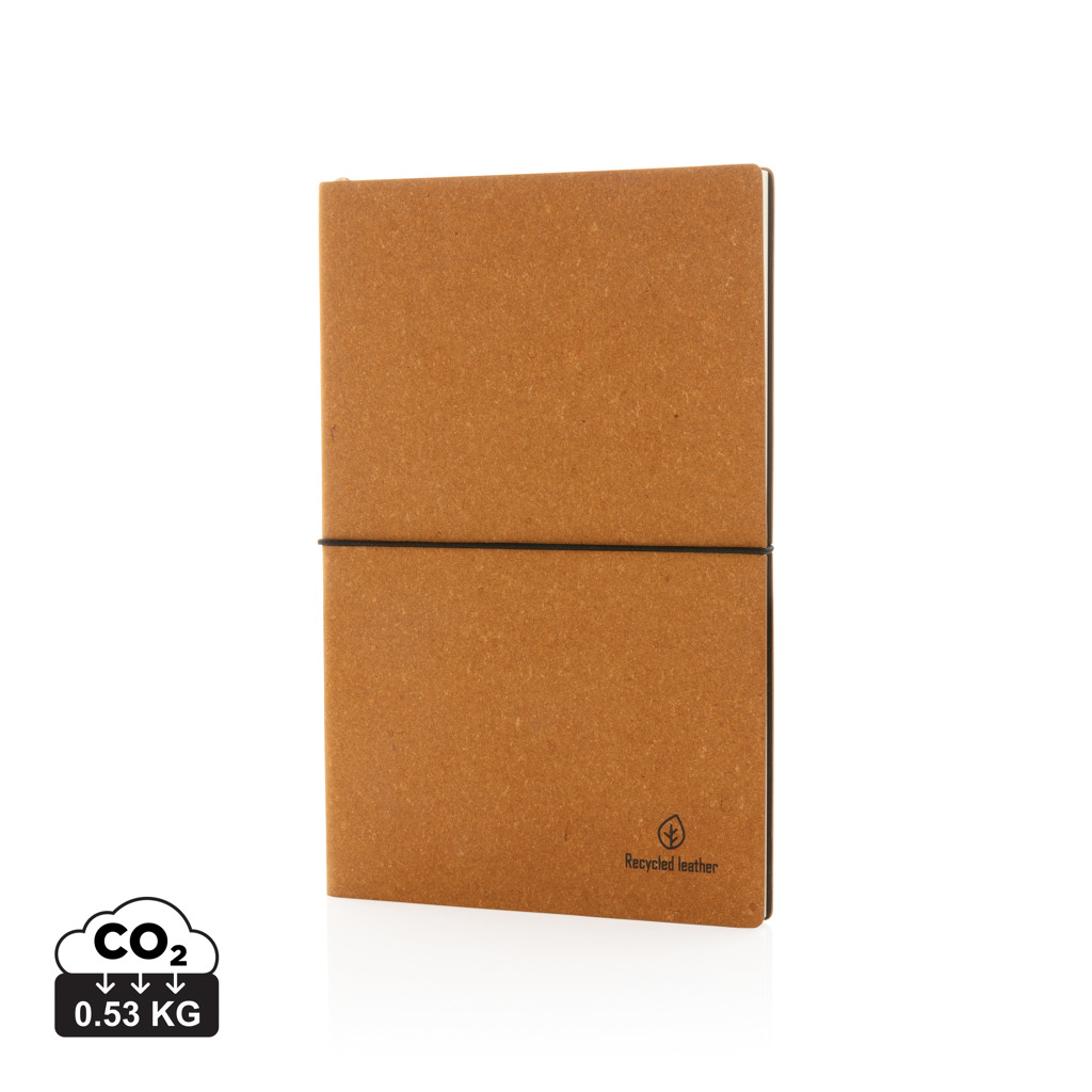 A5 Notizbuch aus GRS recyceltem Leder – Bild 3
