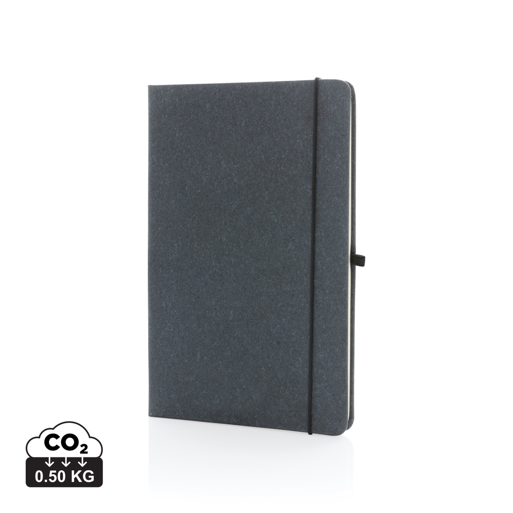 A5 Hardcover Notizbuch aus GRS recyceltem PU – Bild 2
