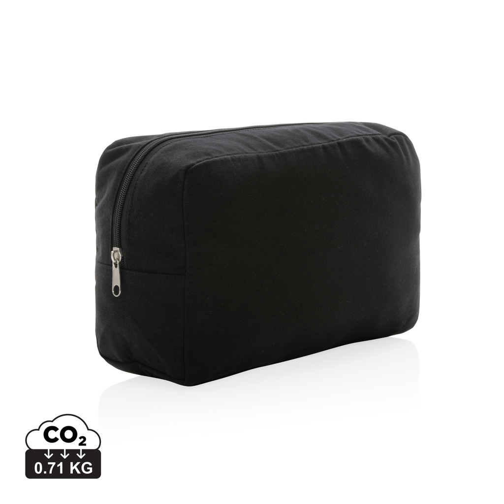 Impact Aware™ 285g/m² Kosmetiktasche aus ungefärbtem Canvas – Bild 2