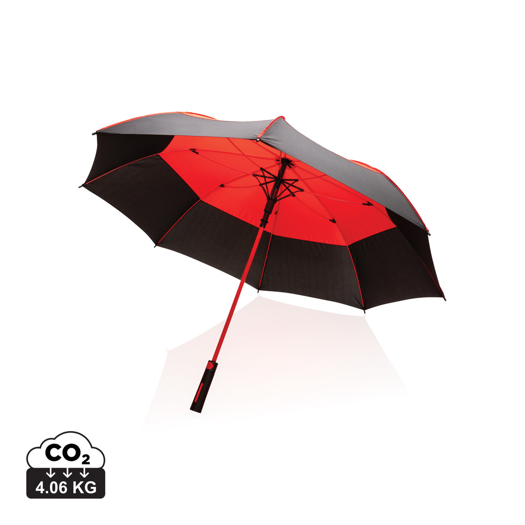 27" Impact AWARE™ RPET 190T Auto-Open Stormproof-Schirm – Bild 2