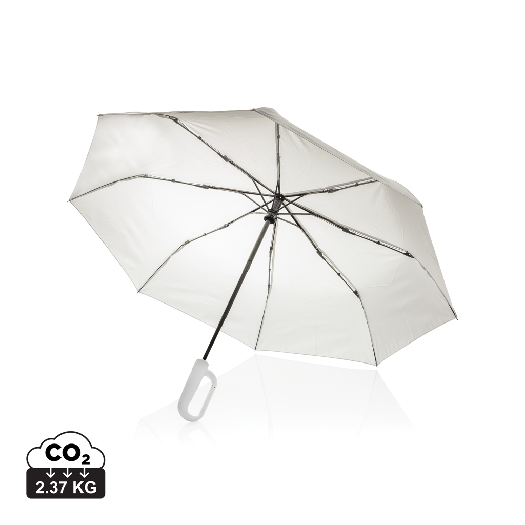 Yara 21“ AWARE™ rPET Regenschirm mit Karabiner – Bild 2