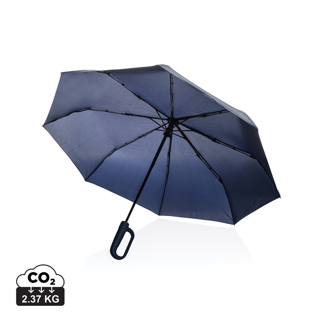 Yara 21“ AWARE™ rPET Regenschirm mit Karabiner – Bild 3