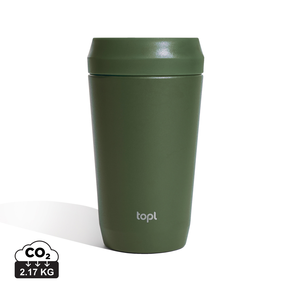 Topl-Trinkbecher aus rec. Stahl mit 360-Grad-Deckel 354ml – Bild 3