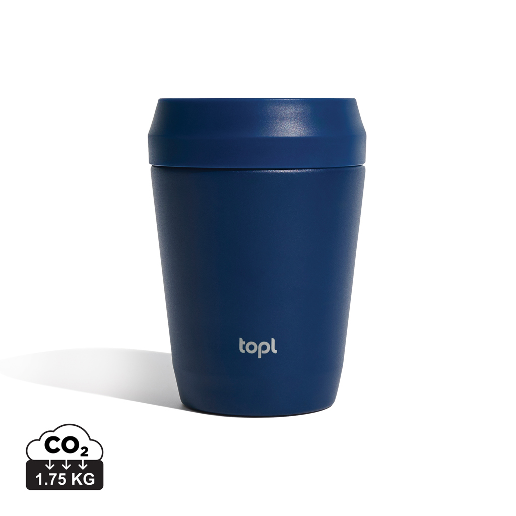Topl-Trinkbecher aus rec. Stahl mit 360-Grad-Deckel 236ml – Bild 2