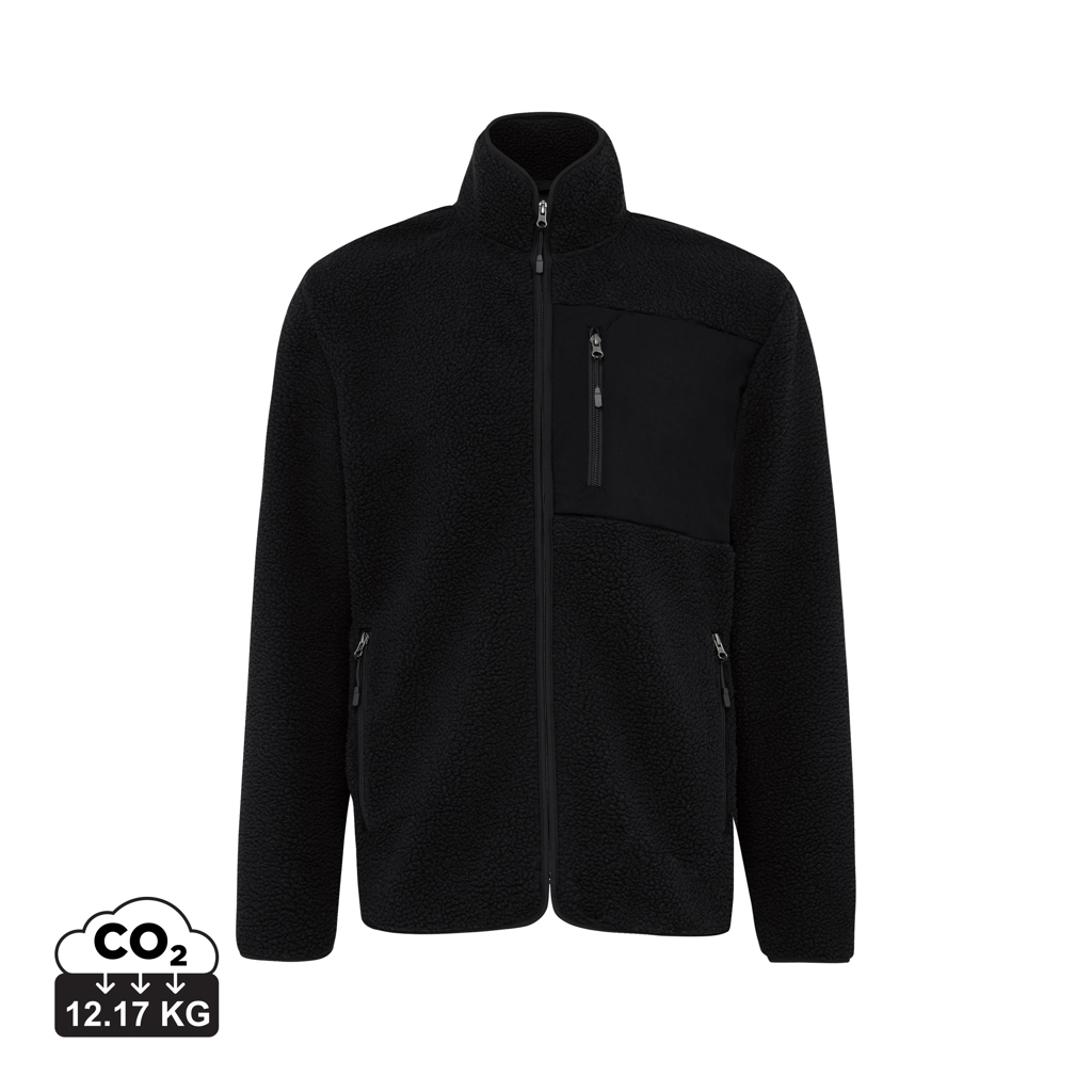 IQONIQ Diran Fleecejacke aus recyceltem Polyesterflor – Bild 3