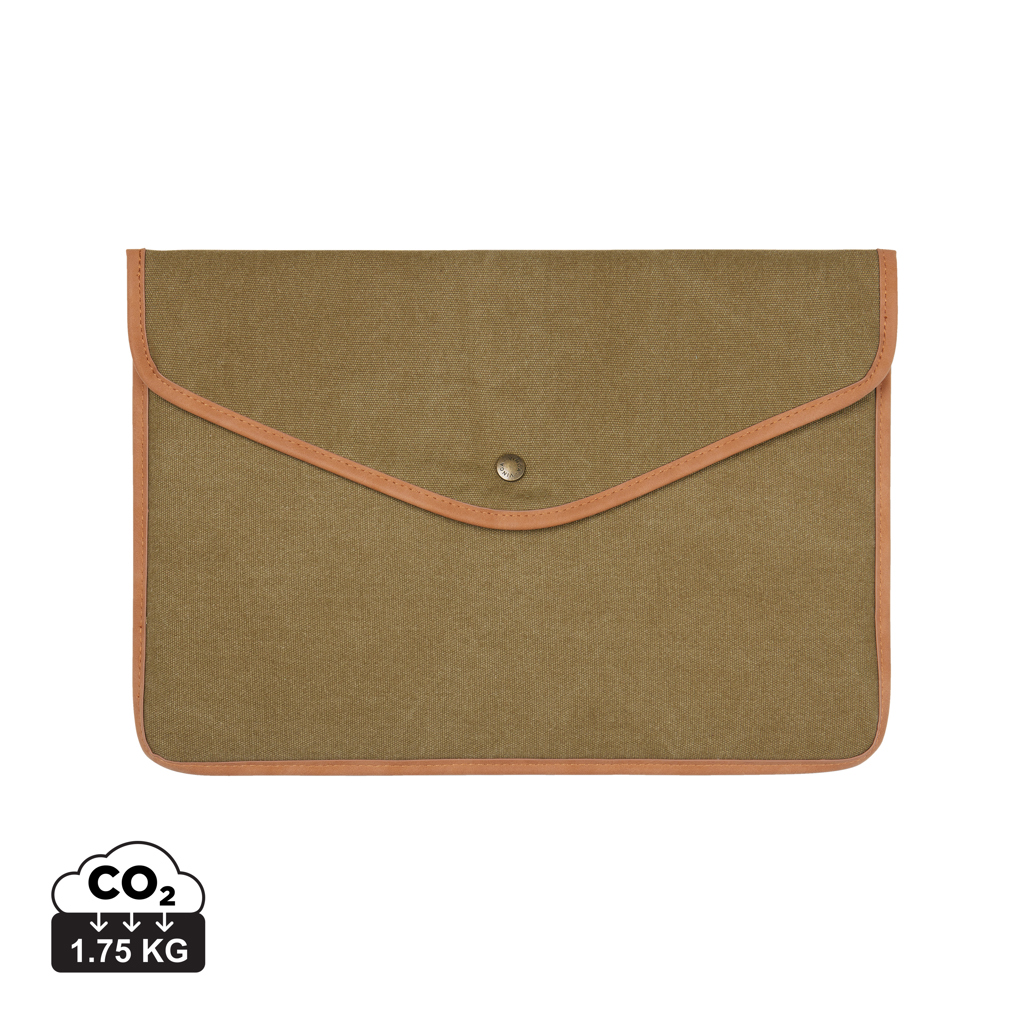 VINGA Bosler 14" Laptop-Tasche aus GRS recyceltem Canvas – Bild 2